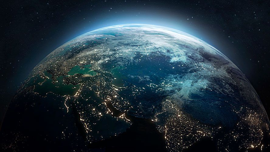 Nuestro planeta visto desde el espacio